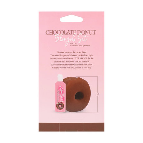 Blowjob-Set Schoko-Donut Schokolade 8,4 x Ø 8,4 cm