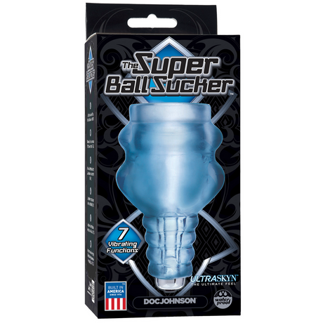 Mund-Masturbator Super Ball Sucker Durchsichtig 7,4 x Ø 6,6 cm