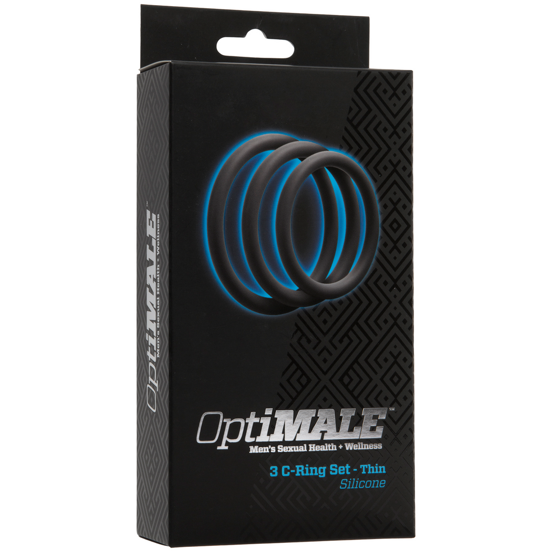 Penisring-Set dünn Grau Ø 5,1 cm
