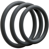 Penisring-Set dünn Grau Ø 5,1 cm