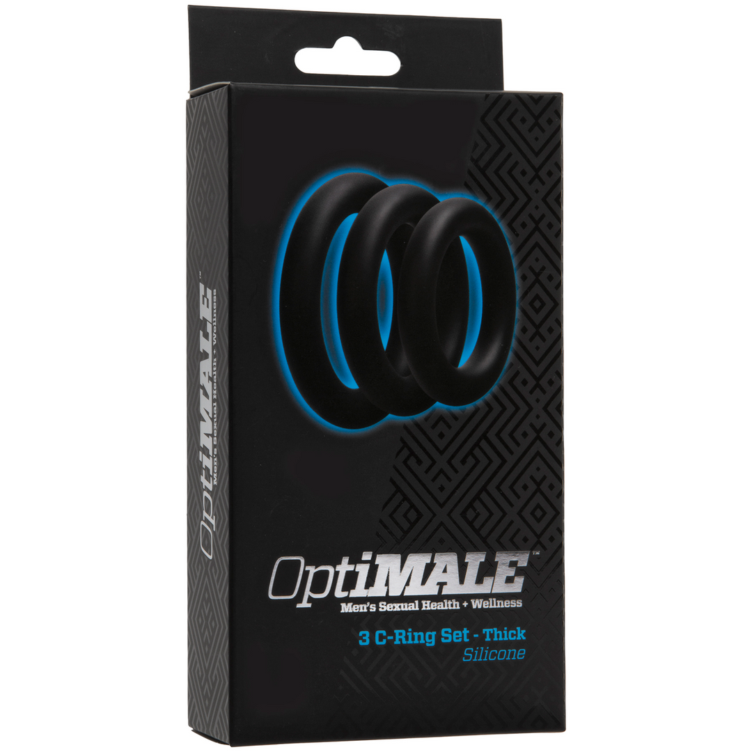 Penisring-Set dick Schwarz Ø 5,1 cm
