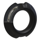 Penisring Flexisteel Silikon mit Metallkern Schwarz 35 mm
