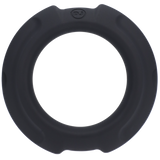 Penisring Flexisteel Silikon mit Metallkern Schwarz 43 mm