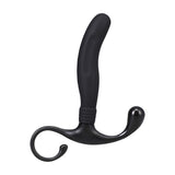 Prostata-Stimulator Silikon glatt Schwarz 10,2 x Ø 2 cm