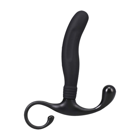 Prostata-Stimulator Silikon glatt Schwarz 10,2 x Ø 2 cm