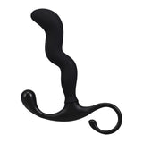 Prostata-Stimulator Silikon Zickzack Schwarz 10,2 x Ø 2 cm