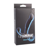 Prostata-Stimulator Silikon gerippt Schwarz 10,2 x Ø 2 cm