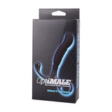 Prostata-Stimulator Silikon gerippt Schwarz 10,2 x Ø 2 cm