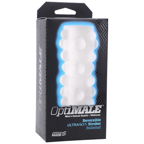 Masturbator Rollerball wendbar Weiß 12,7 x Ø 5,6 cm