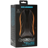 Masturbator Silikon mit Vibration und Wärmefunktion Schwarz 14 x Ø 7 cm