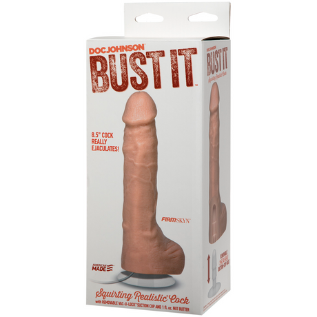 Dildo mit Spritzfunktion Hautfarbe 21,6 x Ø 5,1 cm