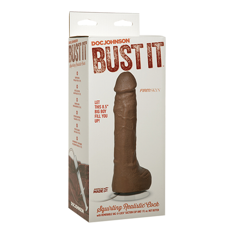 Dildo mit Spritzfunktion Braun 21,6 x Ø 5,1 cm