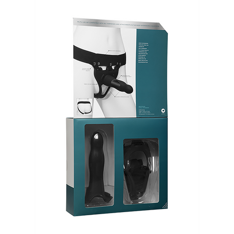 Harness Daring Silikon Schwarz 17,5 x Ø 4,5 cm – Ansicht 3