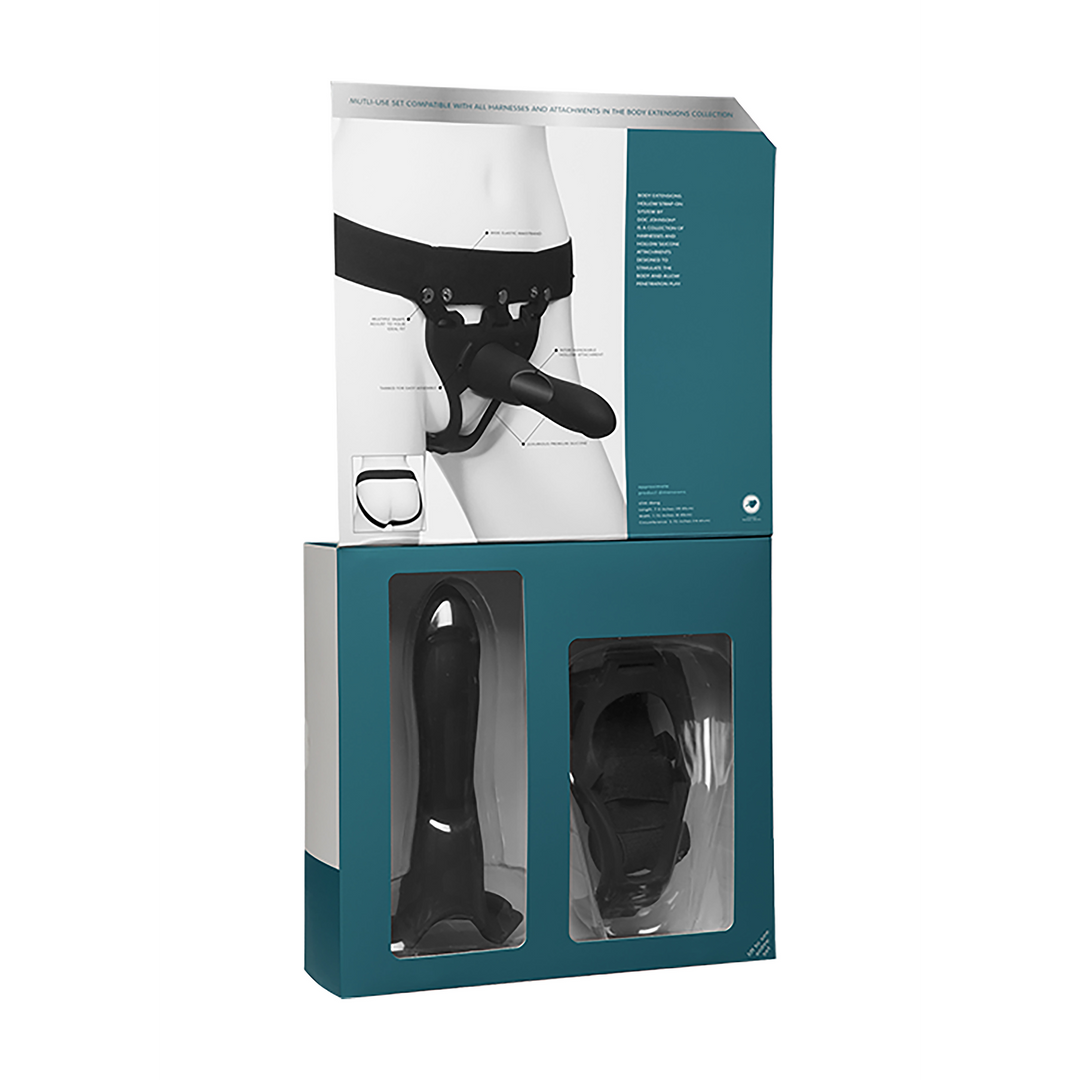 Harness Strong Silikon Schwarz 19 x Ø 4,5 cm