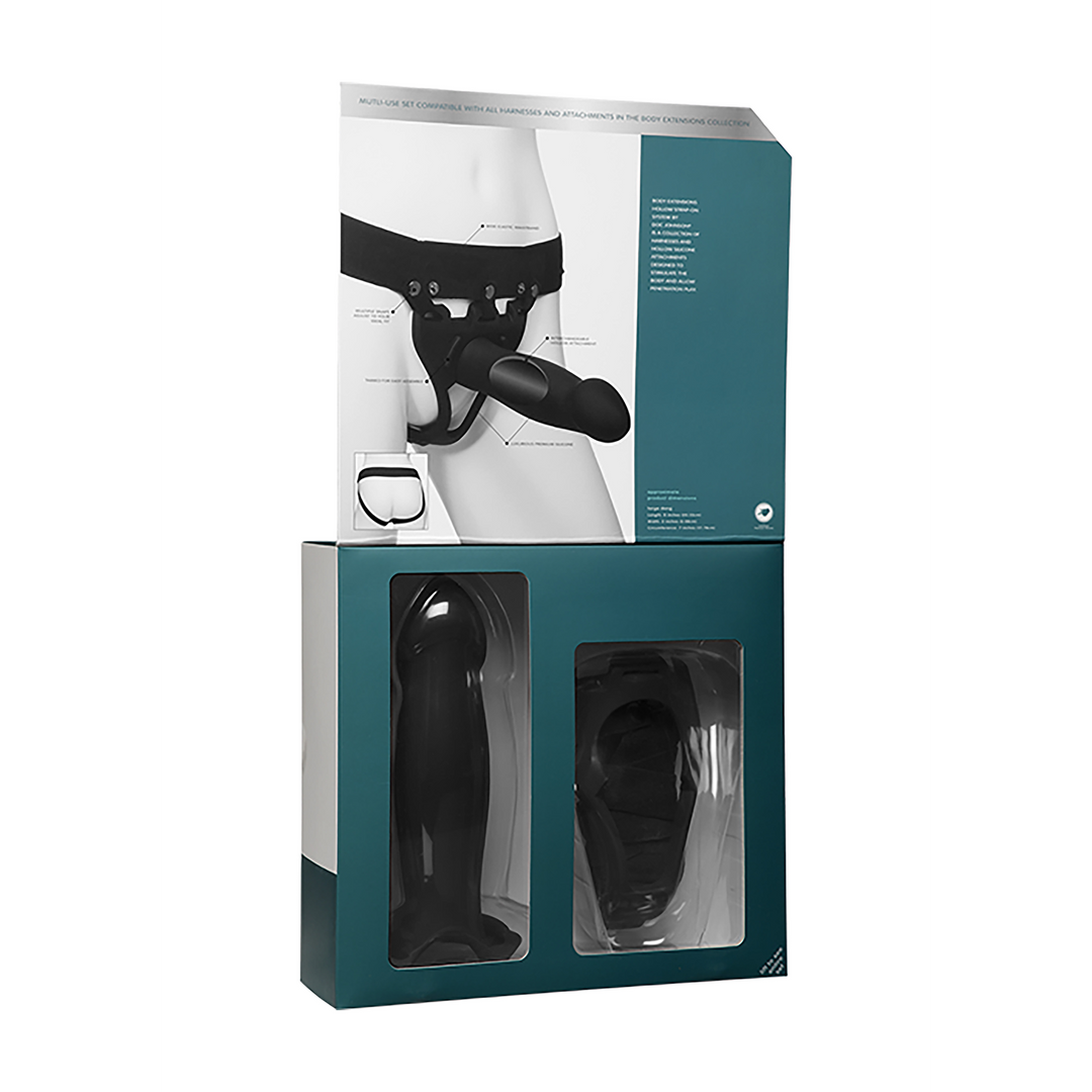 Harness Bold Silikon Schwarz 19 x Ø 5,1 cm