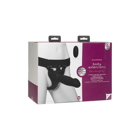 Harness Naughty Silikon Schwarz 20 x Ø 4,5 cm – Ansicht 2