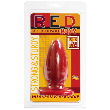 Analplug Red Boy groß Rot 11,4 x Ø 5,1 cm