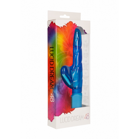 Rabbit-Vibrator Nr. 48 Blau 11 x Ø 2 cm