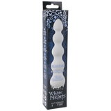 Vibrator gerippt Weiß 18 cm