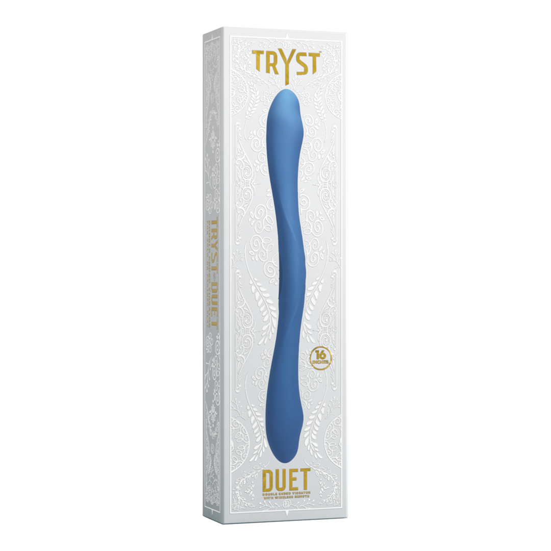 Vibrator Duet doppelendig mit Fernbedienung Violett 31,8 x Ø 4,4 cm