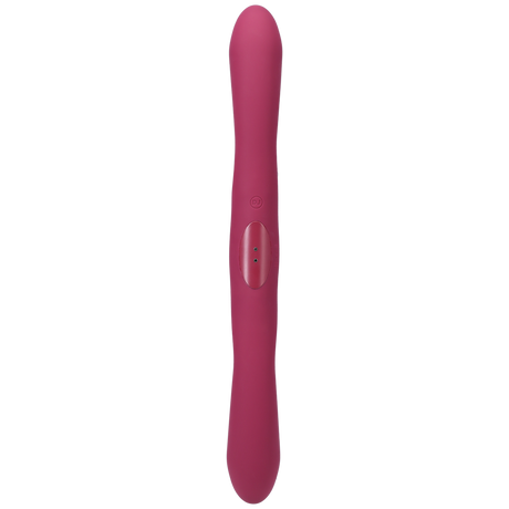 Vibrator Duet doppelendig mit Fernbedienung Rot 31,8 x Ø 4,4 cm