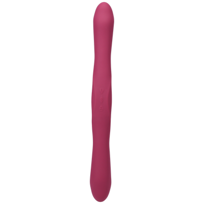 Vibrator Duet Double-Ended with Remote Control Red 31.8 x Ø 4.4 cm