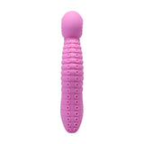 Rabbit-Vibrator Seapuss gerippt mit Wärmefunktion Violett 13 x Ø 4 cm