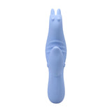 Rabbit-Vibrator Seahorse Siren gewellt mit Wärmefunktion Maui Blau 12,2 x Ø 4,8 cm