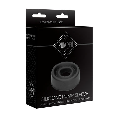 Penispumpen-Manschette aus Silikon Schwarz Ø 7 cm
