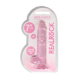 Realistischer Dildo mit Hoden Rosa 15 cm