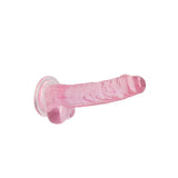 Realistischer Dildo mit Hoden Rosa 15 cm