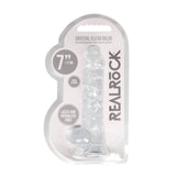 Realistischer Dildo mit Hoden Transparent 15 cm