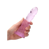 Dildo Crystal Clear mit Saugnapf Rosa 18 x Ø 5,9 cm