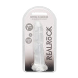 Dildo Crystal Clear mit Saugnapf Transparent 18 x Ø 5,9 cm