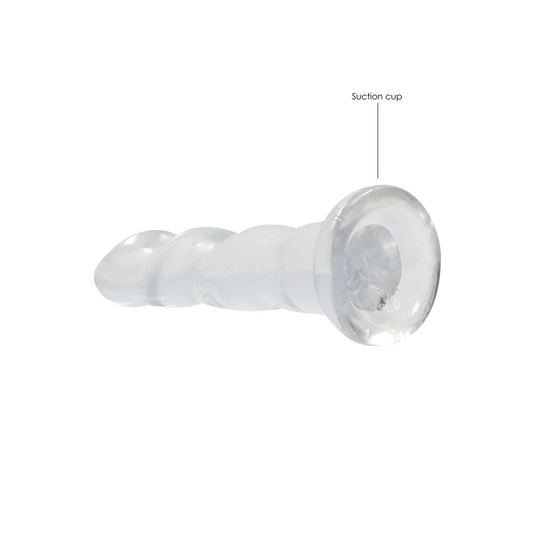 Dildo Crystal Clear mit Saugnapf Transparent 18 x Ø 5,9 cm