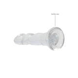 Dildo Crystal Clear mit Saugnapf Transparent 18 x Ø 5,9 cm