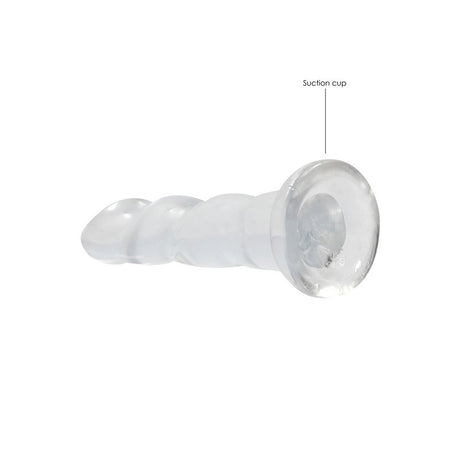 Dildo Crystal Clear mit Saugnapf Transparent 18 x Ø 5,9 cm