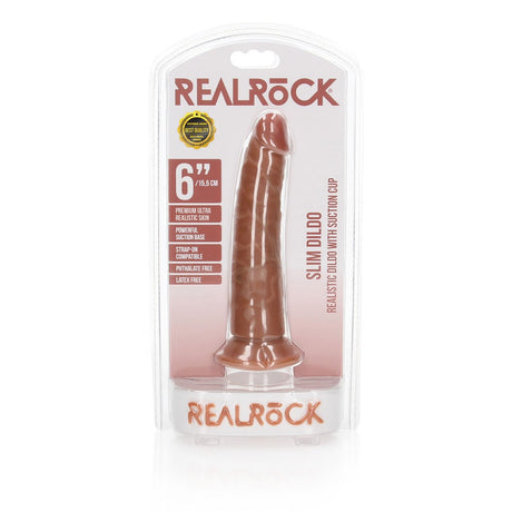 Realistischer Dildo schlank mit Saugnapf 15,5 cm Modell 2