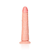 Realistischer Dildo schlank mit Saugnapf Hautfarbe 18 cm