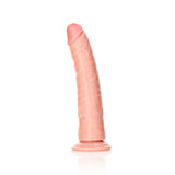Realistischer Dildo schlank mit Saugnapf Hautfarbe 18 cm
