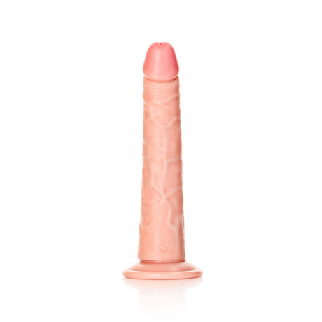 Realistischer Dildo schlank mit Saugnapf Hautfarbe 20,5 cm