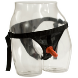 Analplug mit Harness Ultra Schwarz