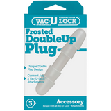 Analplug doppelt Weiß 13,5 x Ø 2,8 cm