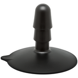 Analplug groß mit Saugfuß Schwarz 8,1 x Ø 10,2 cm