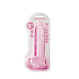 Realistischer Dildo mit Hoden Rosa 25,4 cm