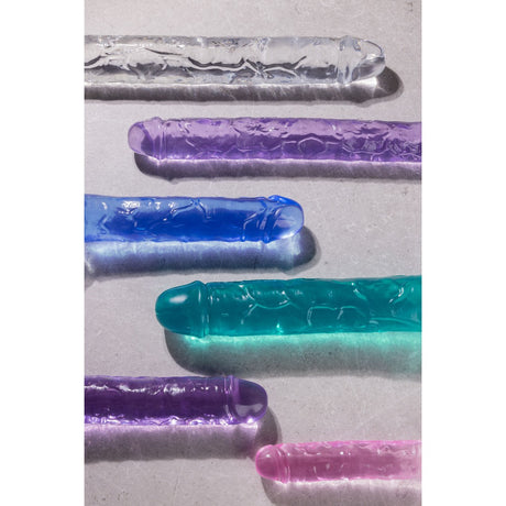 Doppeldildo Crystal Clear Transparent 45 cm