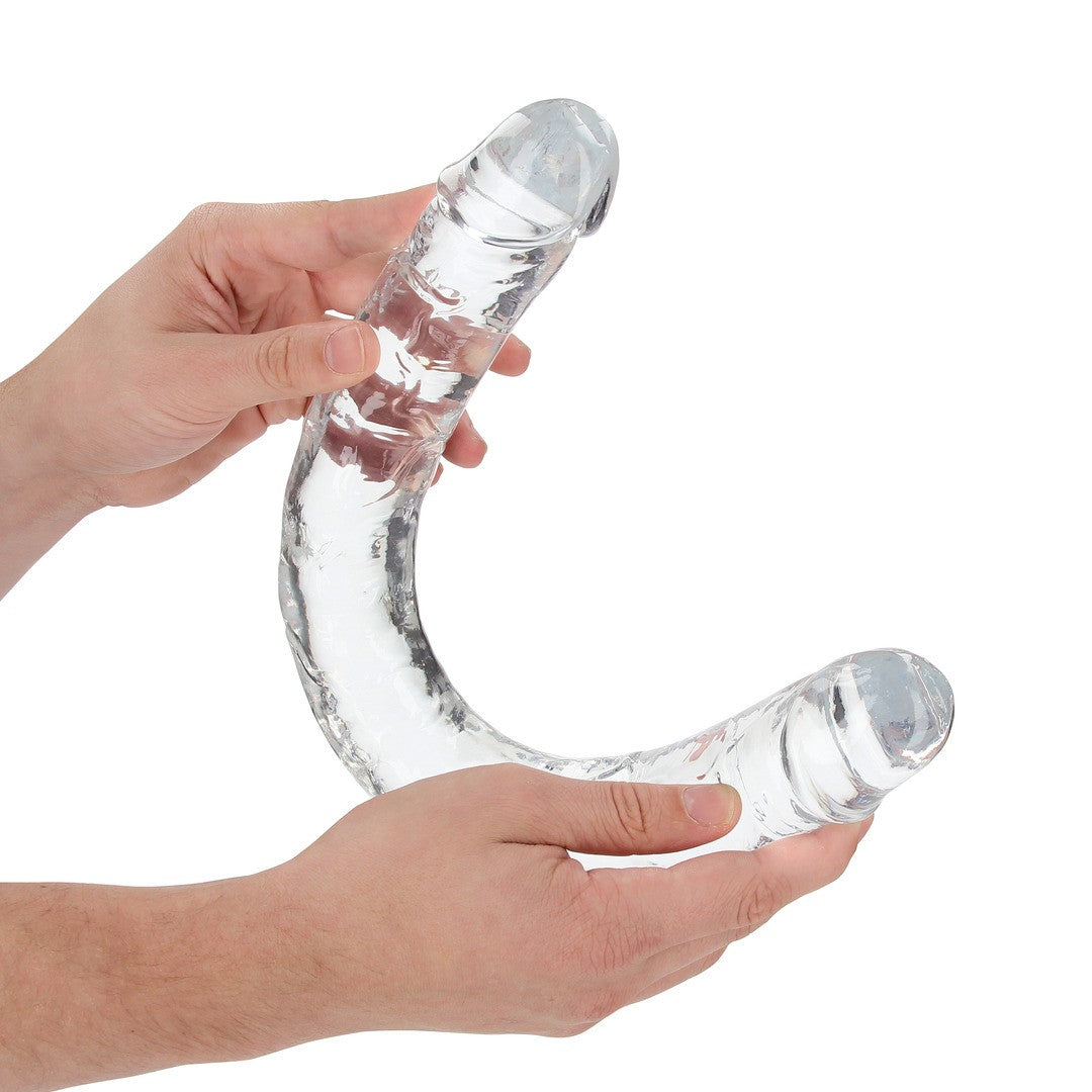 Doppeldildo Crystal Clear Transparent 45 cm