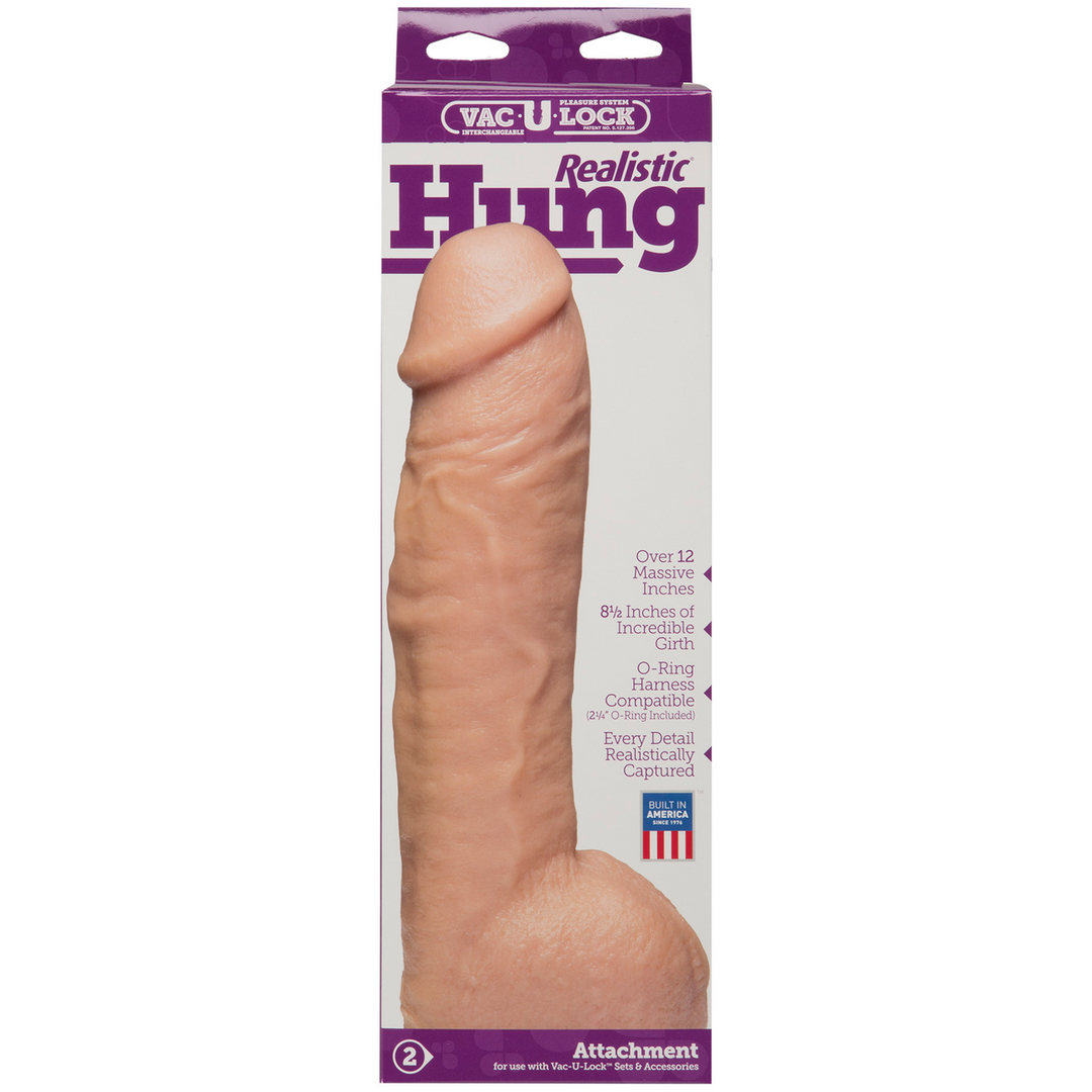 Dildo Hung realistisch Weiß 25,2 x Ø 6,9 cm