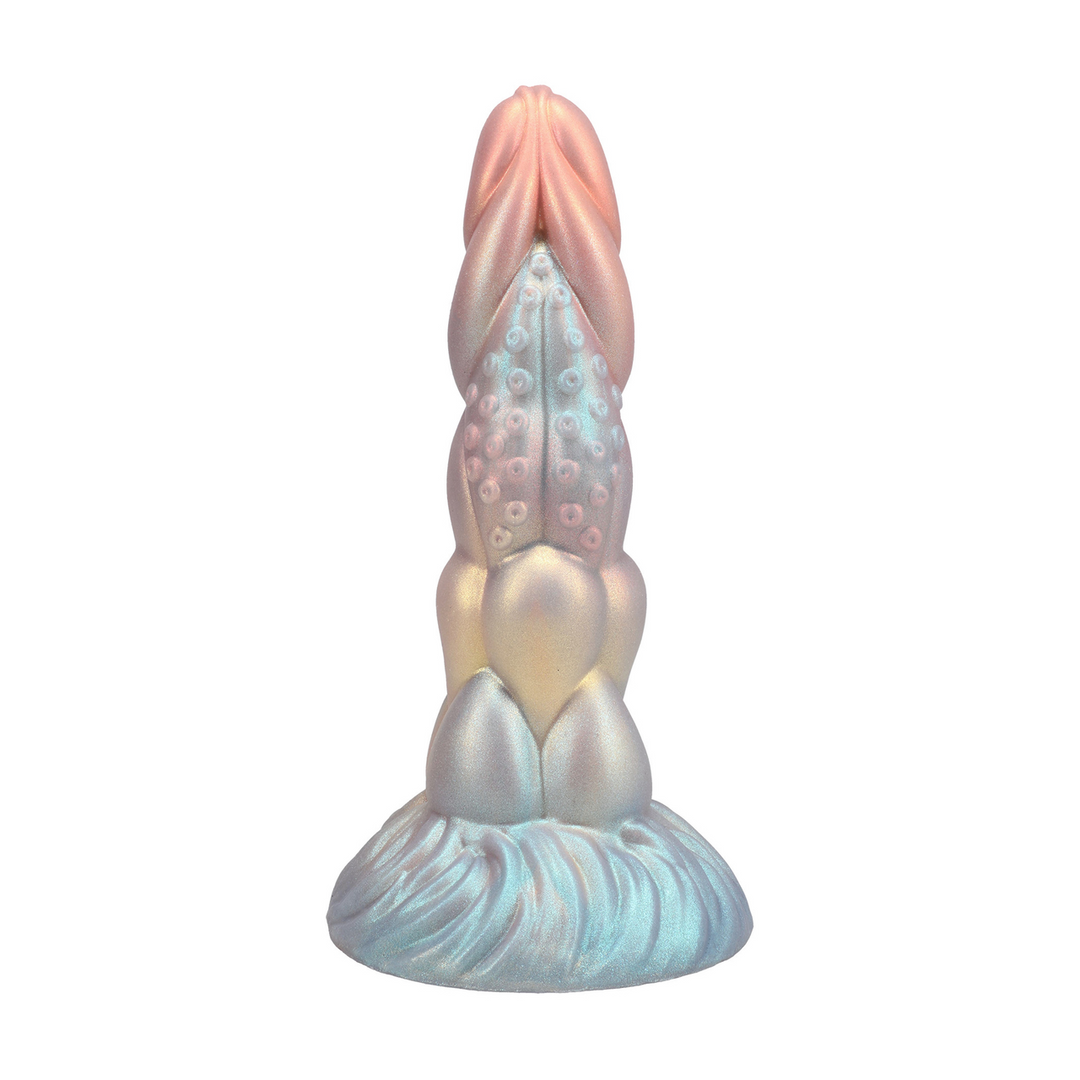 Fantasie-Dildo Milchstraße Blau/Orange 17,8 x Ø 4,8 cm