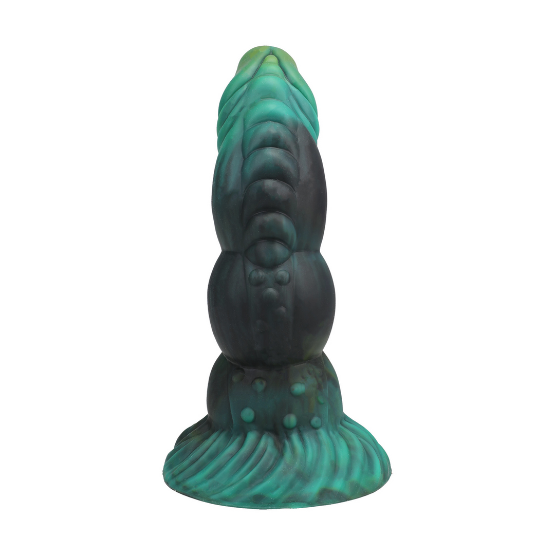 Fantasie-Dildo Grüne Schlange Schwarz/Grün 19,1 x Ø 5,6 cm